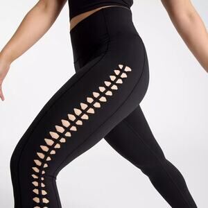 CALIA Women's Inspire Crochet 7/8 Leggings Small